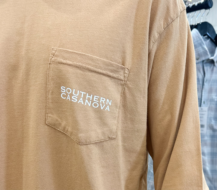 S. Casanova Rodeo Casanova L/S T-Shirt - Rust