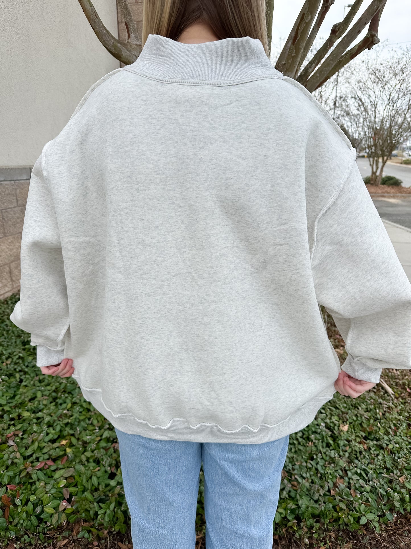 Jesus Reversible Mockneck Sweatshirt