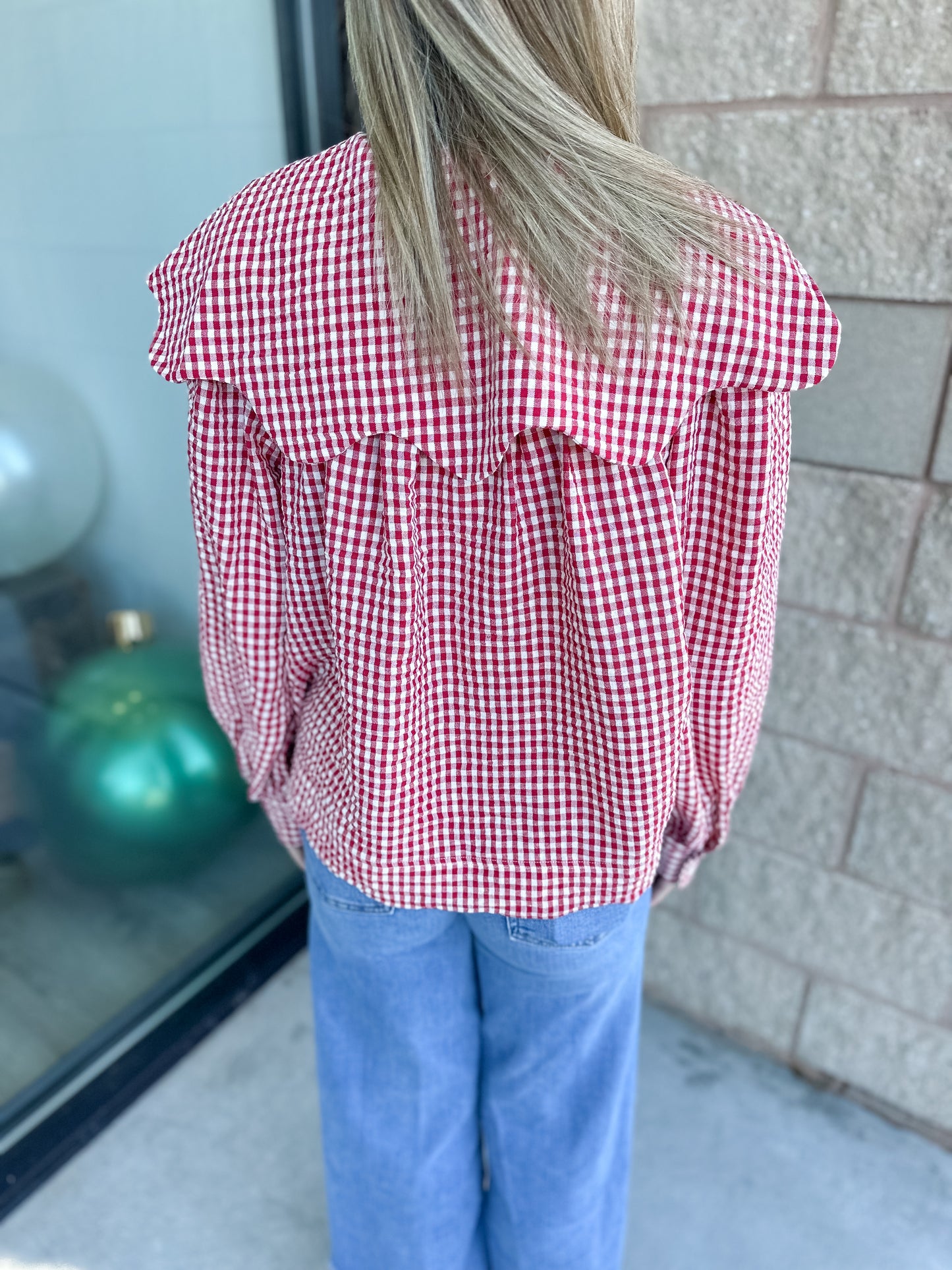 Madelyn Gingham Top