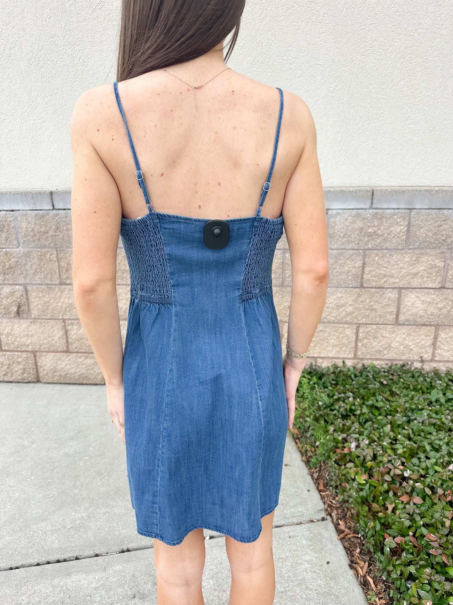 Angel Eyes Denim Mini Dress