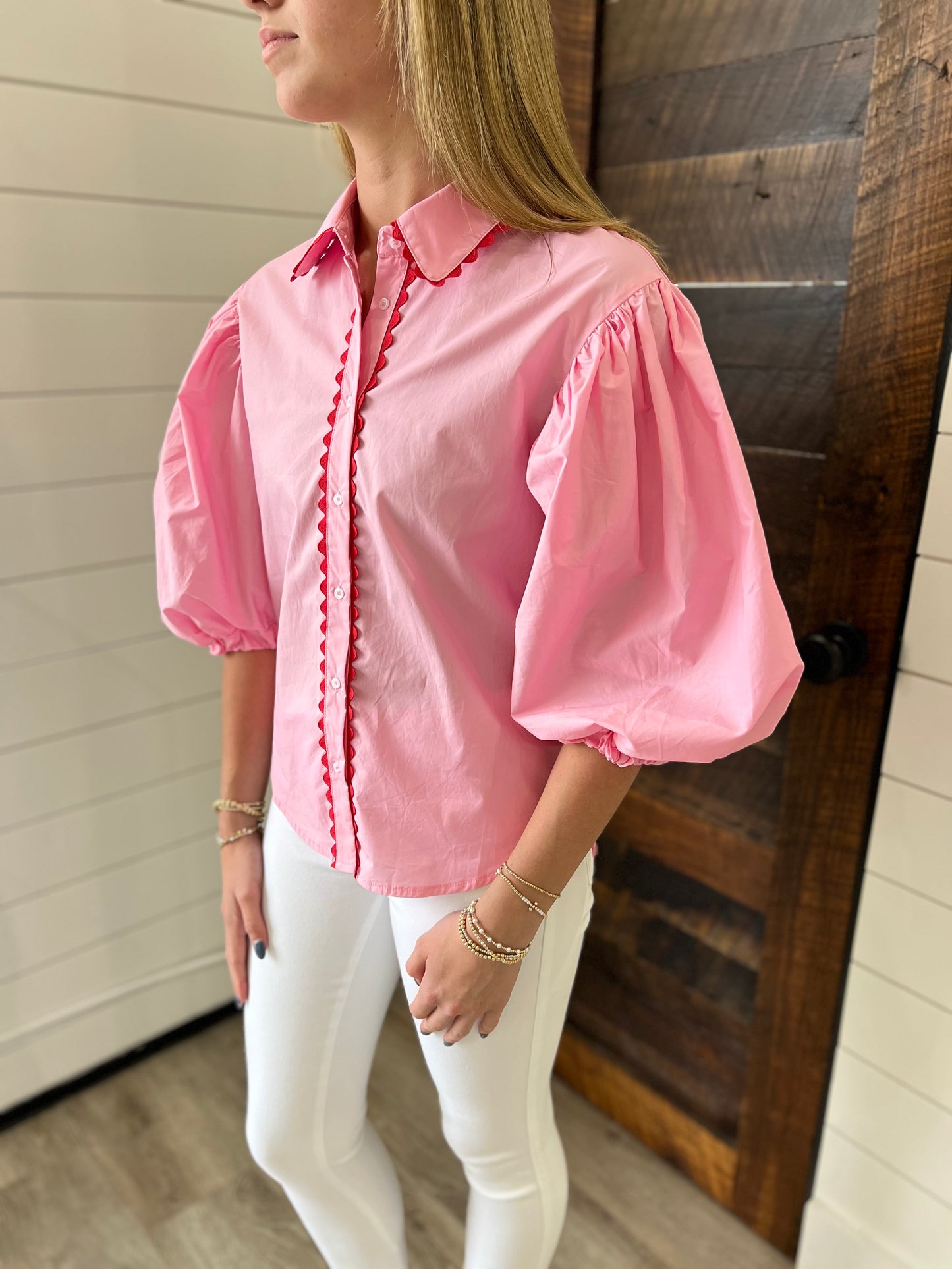 Ric-Rac Trim Top