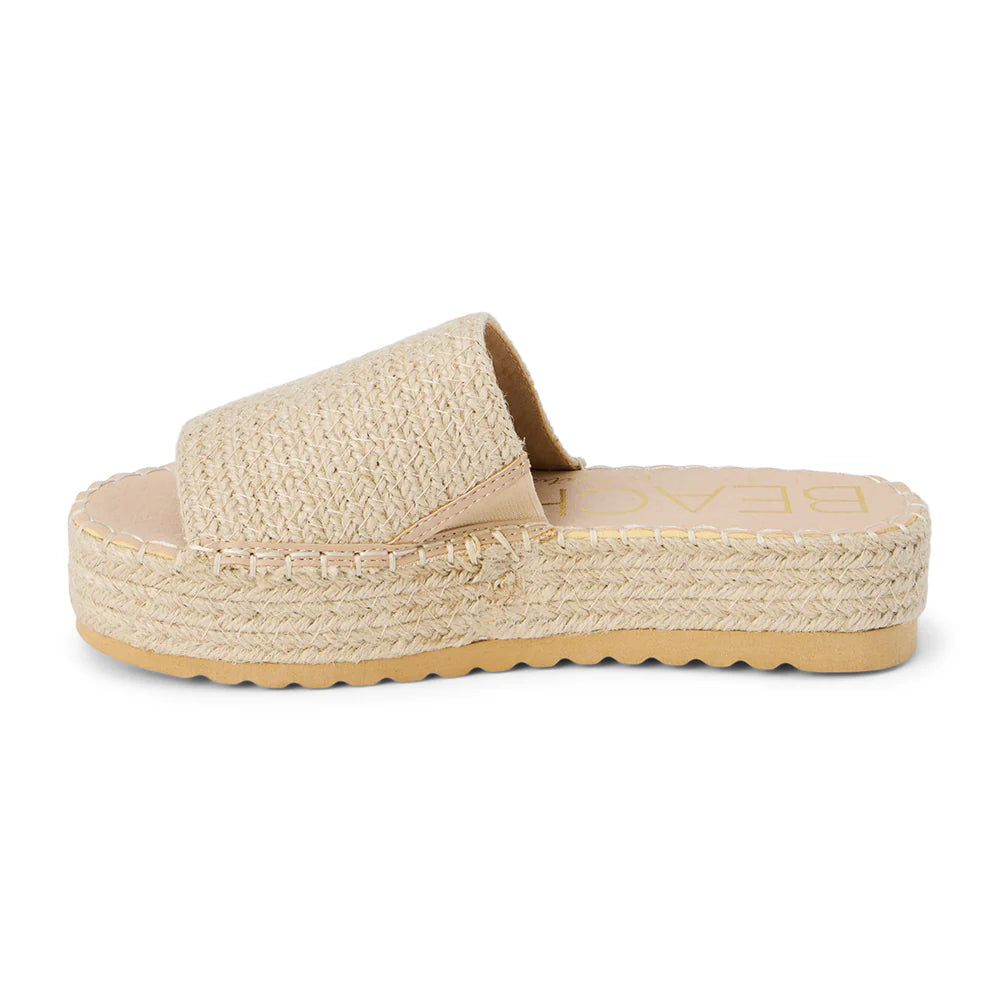 Del Mar Platform Sandal - Natural