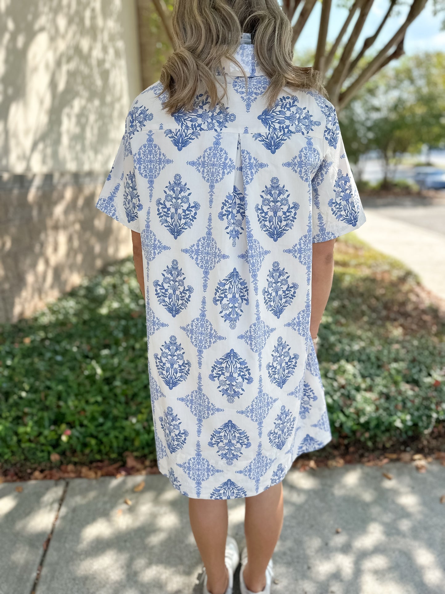 Lane Printed Mini Dress