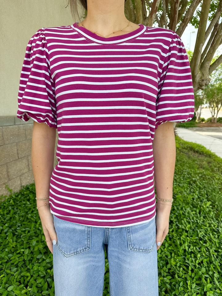 Sawyer Top - Magenta