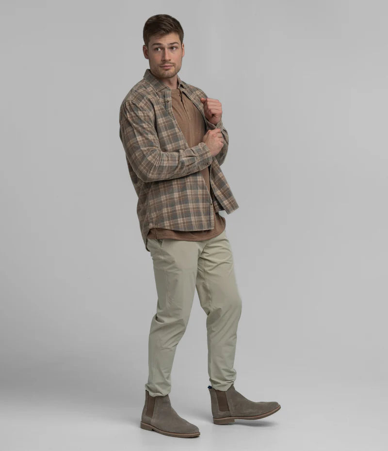 SSCO Men’s Braxton Lightweight Cord Flannel - Boulder