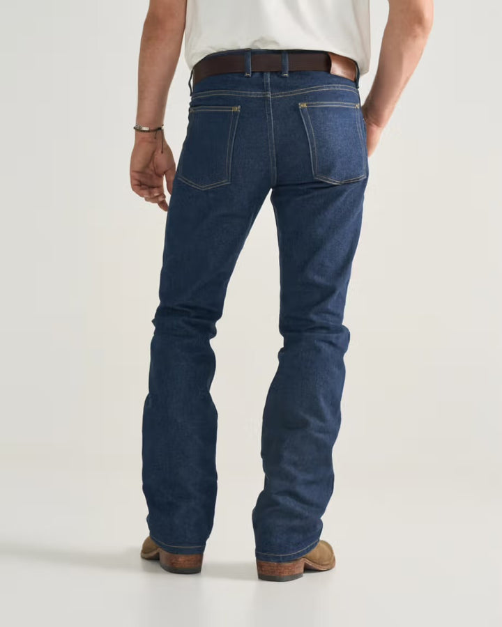 Tecovas Men’s Modern Bootcut Heritage Denim - Dark Blue