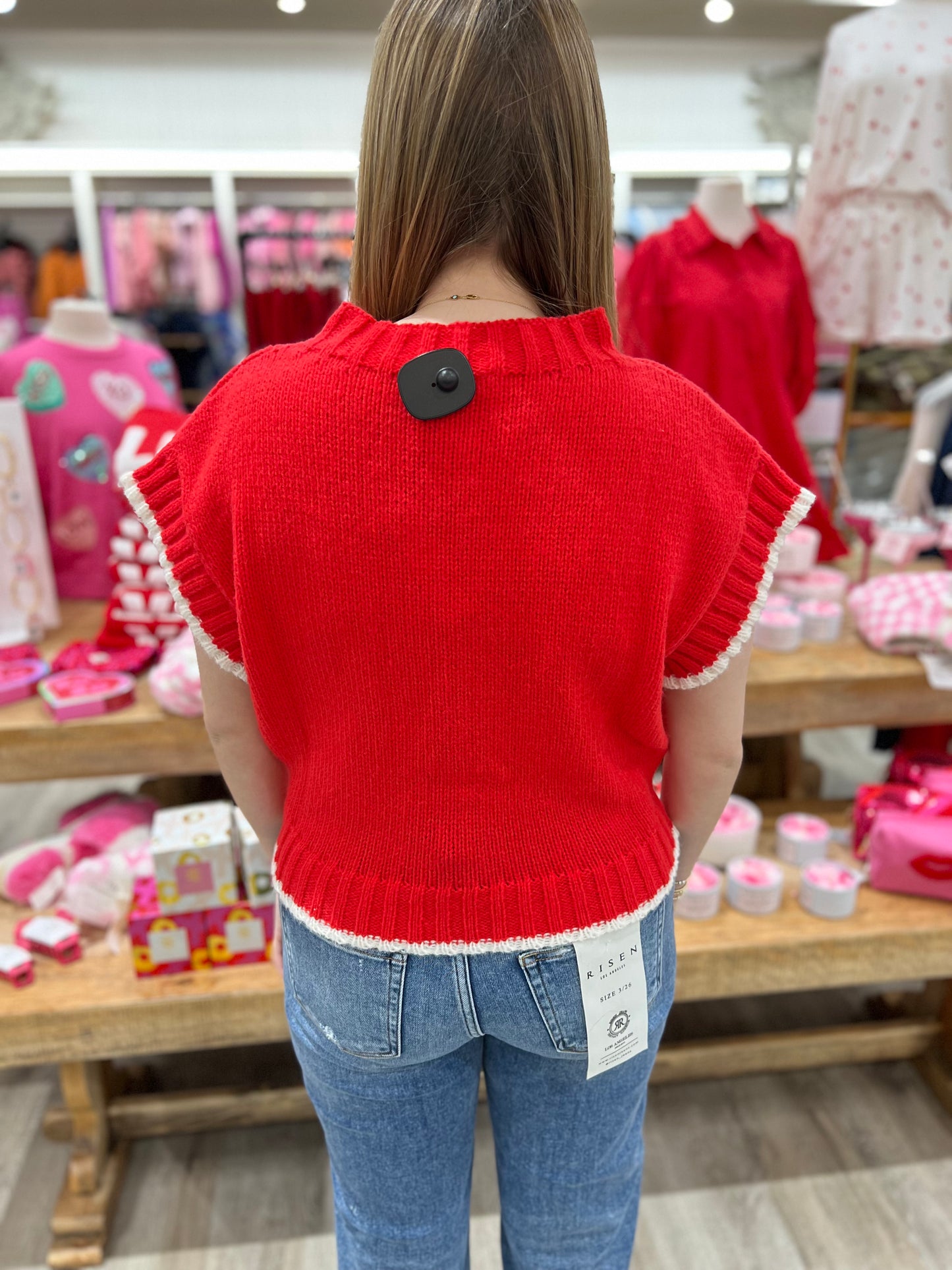 Boxy Heart Sweater