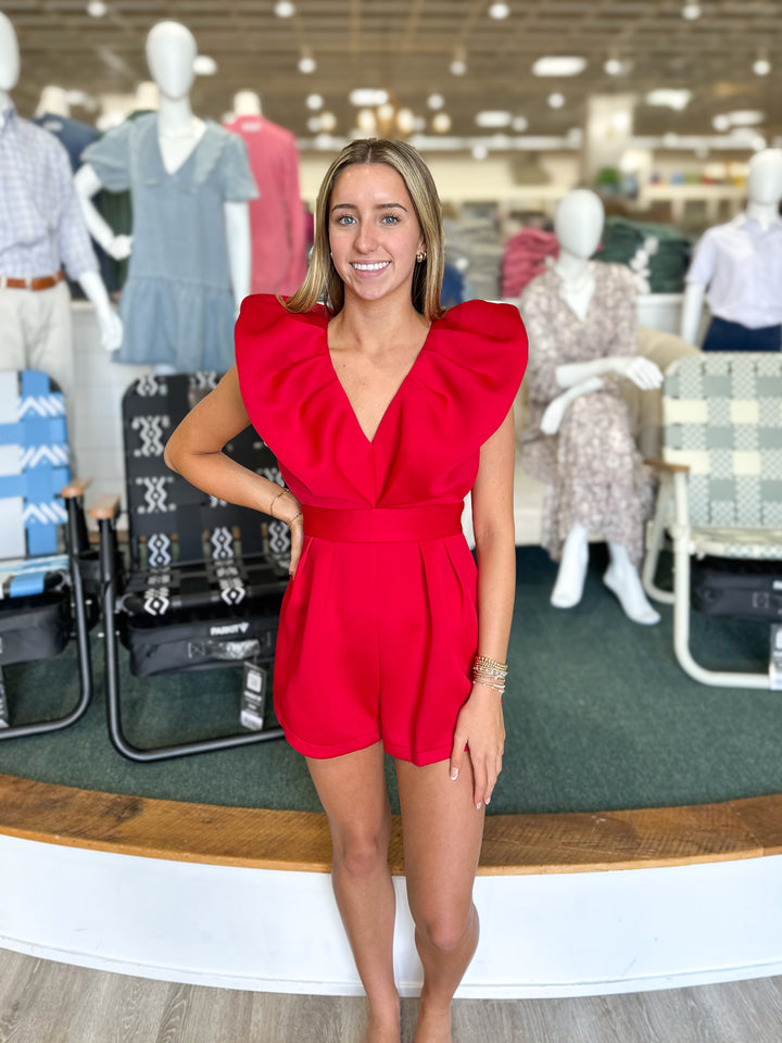 Kaylee Romper - Red