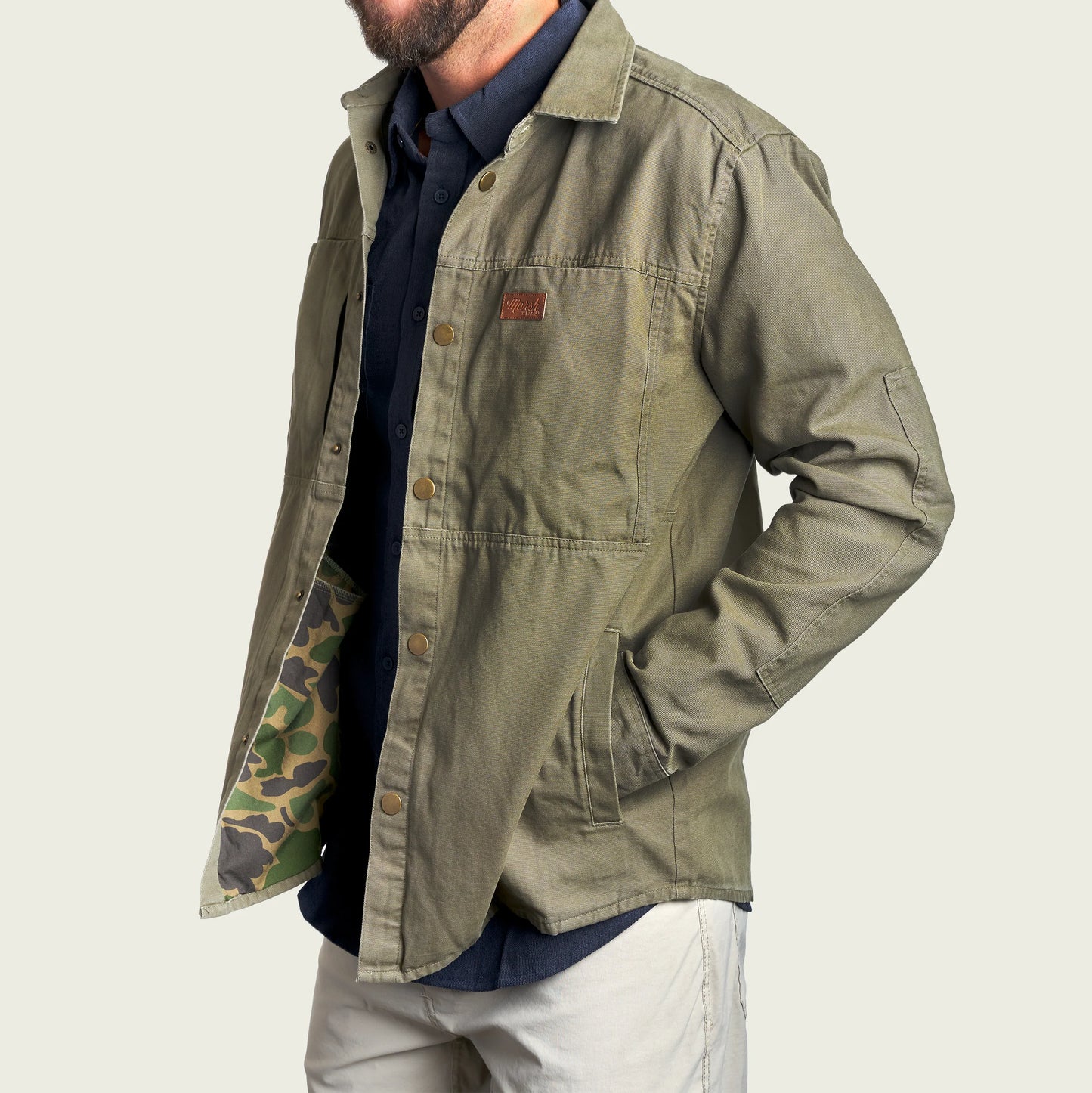 Marsh Wear Men’s The Delano Shacket - Fossil