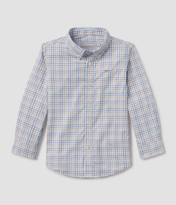 SSCO Youth Boys Samford Check Button Down - Oxford