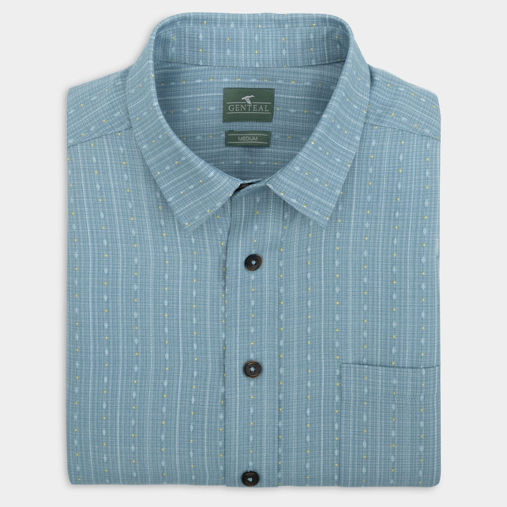 Genteal Spring ‘25 Printed Palmas Shirt - Diamond