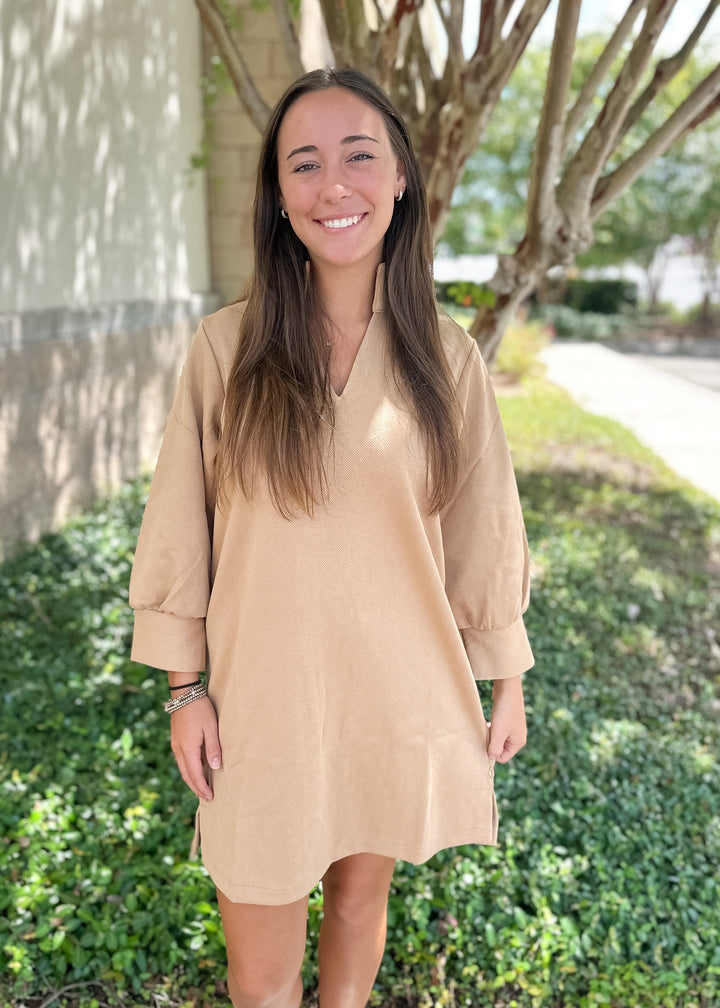 Hadley Dress - Latte