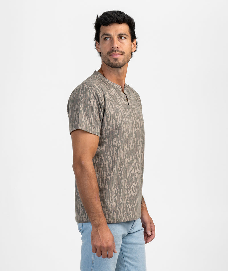 SSCO Men’s Max Comfort Henley SS - Tree Bark