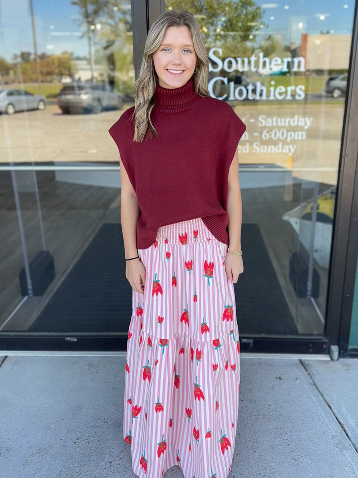 Bailey Turtleneck Hi/Lo Sweater