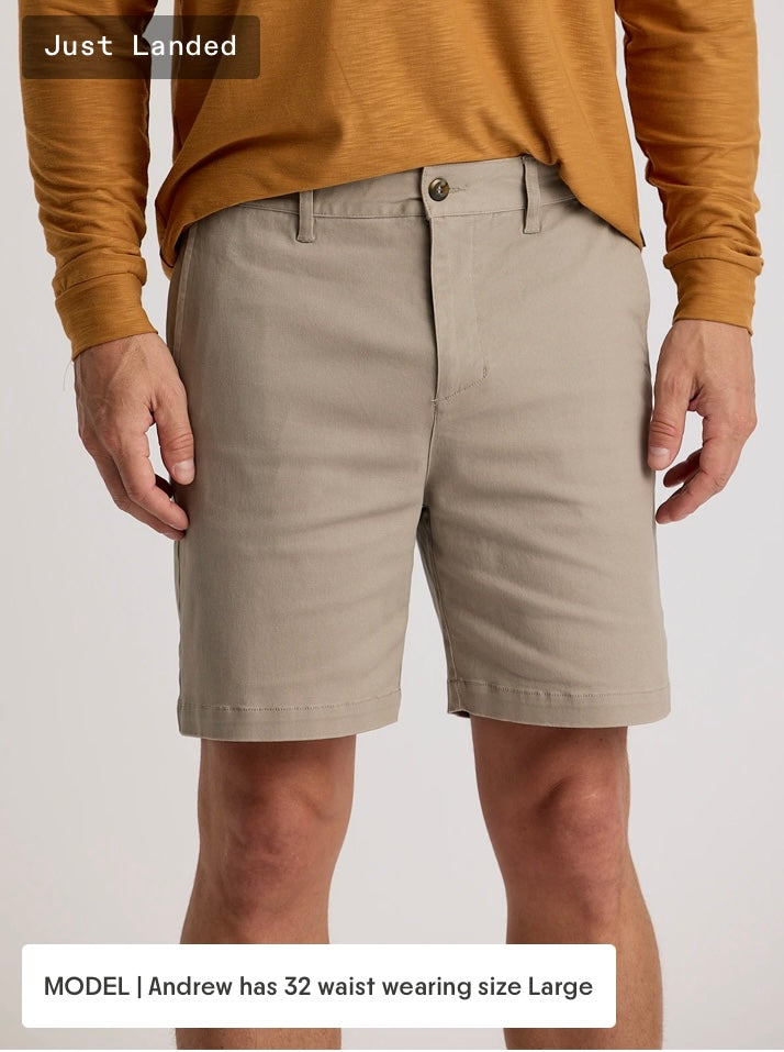 Free Fly Men’s Anchor Chino Short - Vintage Khaki