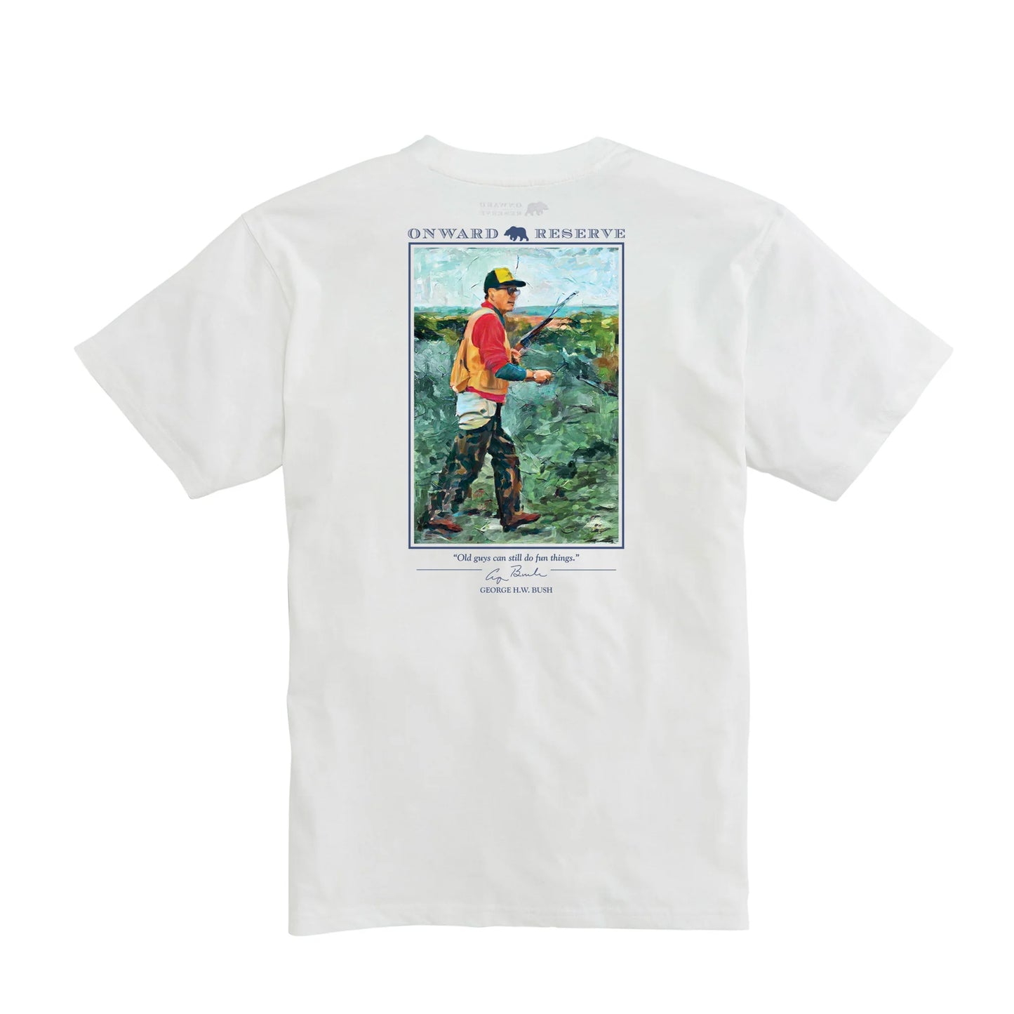 Onward Reserve Great American Hunter S/S Pocket T-Shirt - White