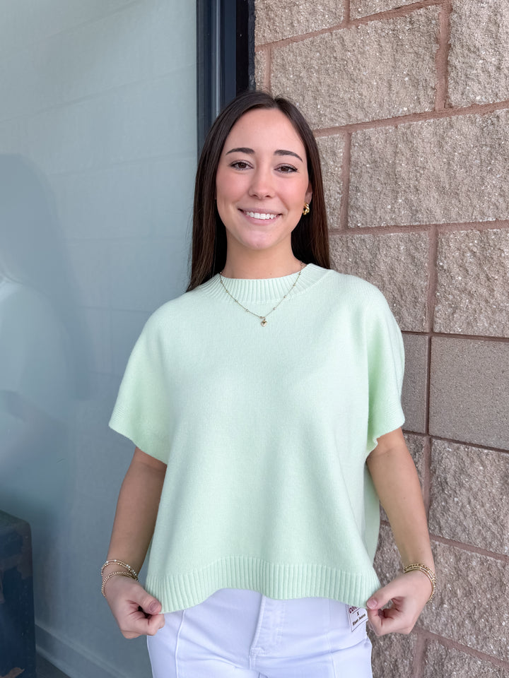 Miranda Sweater Top - Green