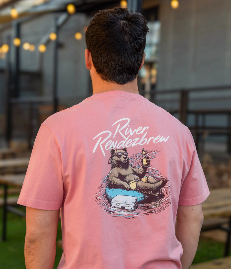 SSCO Men’s River Rendezbrew S/S Pocket T-Shirt - Mauveglow