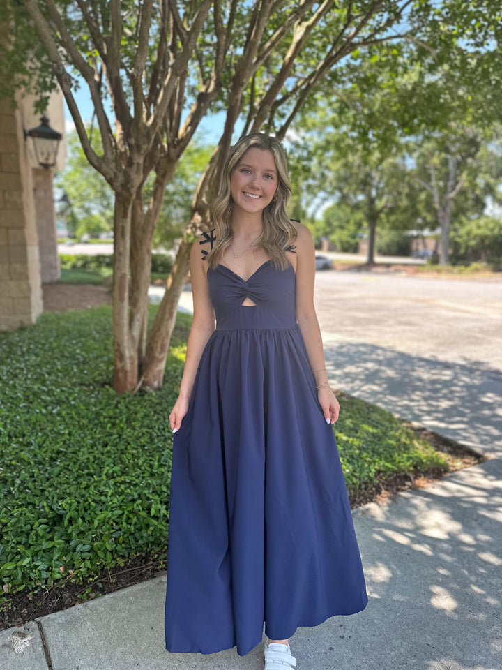 Ivey Bow Strap Maxi