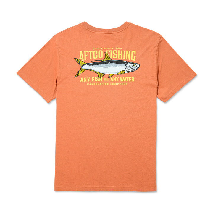 Aftco Men’s Big Scale S/S T-Shirt - Melon