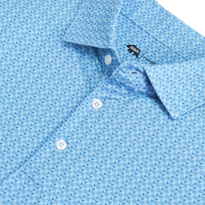 Onward Reserve Goldie Printed Performance Polo - Riviera