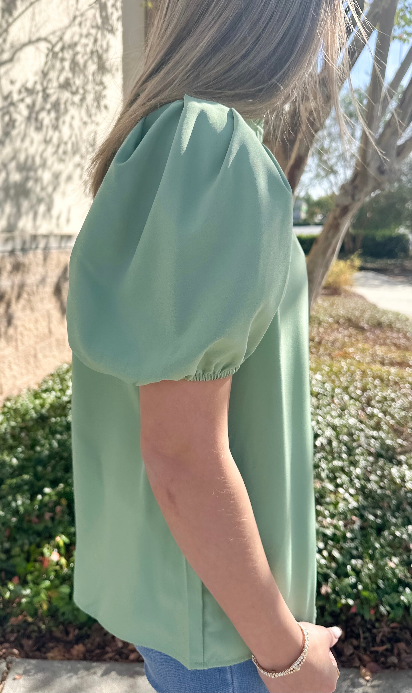 Lainey Top - Basil