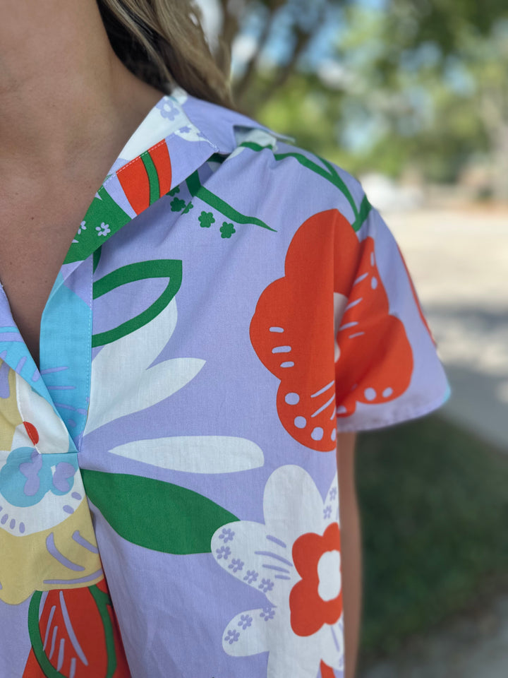 Helen Signature Collar Top