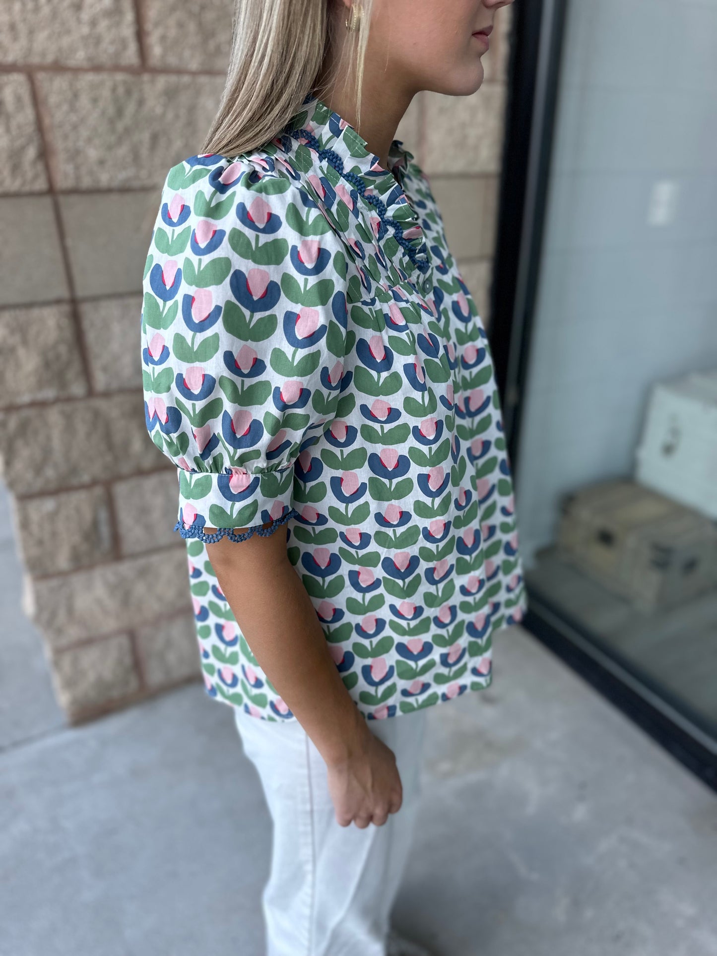 Memory Lane Printed Top