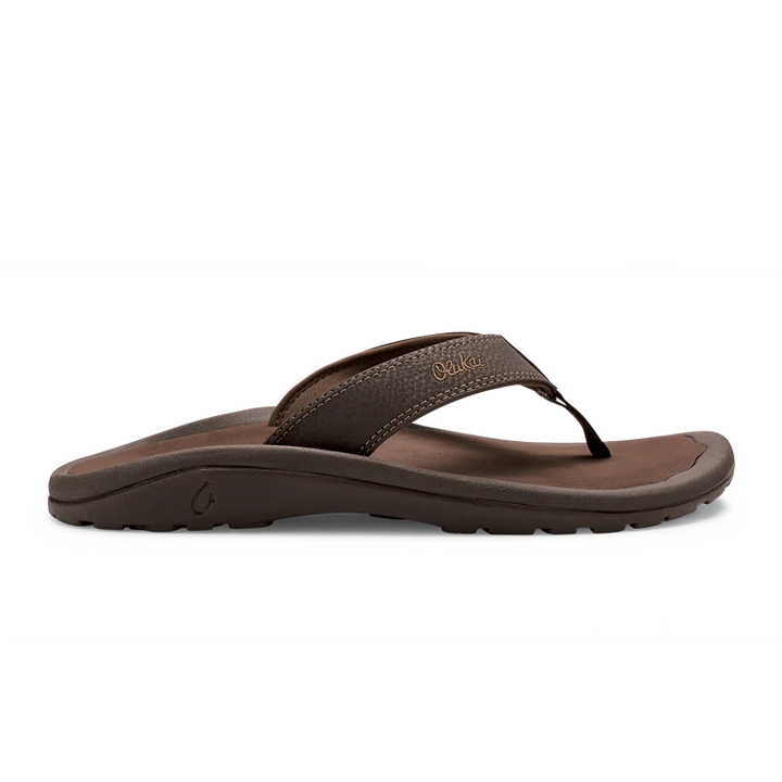 OluKai Men’s ‘Ohana Water-Friendly Beach Sandal - Dark Java|Ray