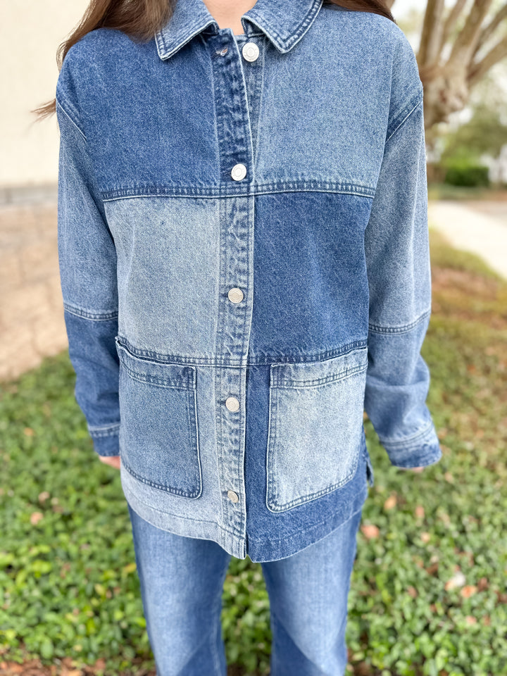 On The Road Color Block Jacket