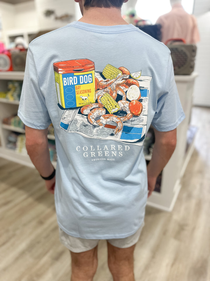 Collared Greens Lowcountry Boil S/S T-Shirt - Carolina Blue