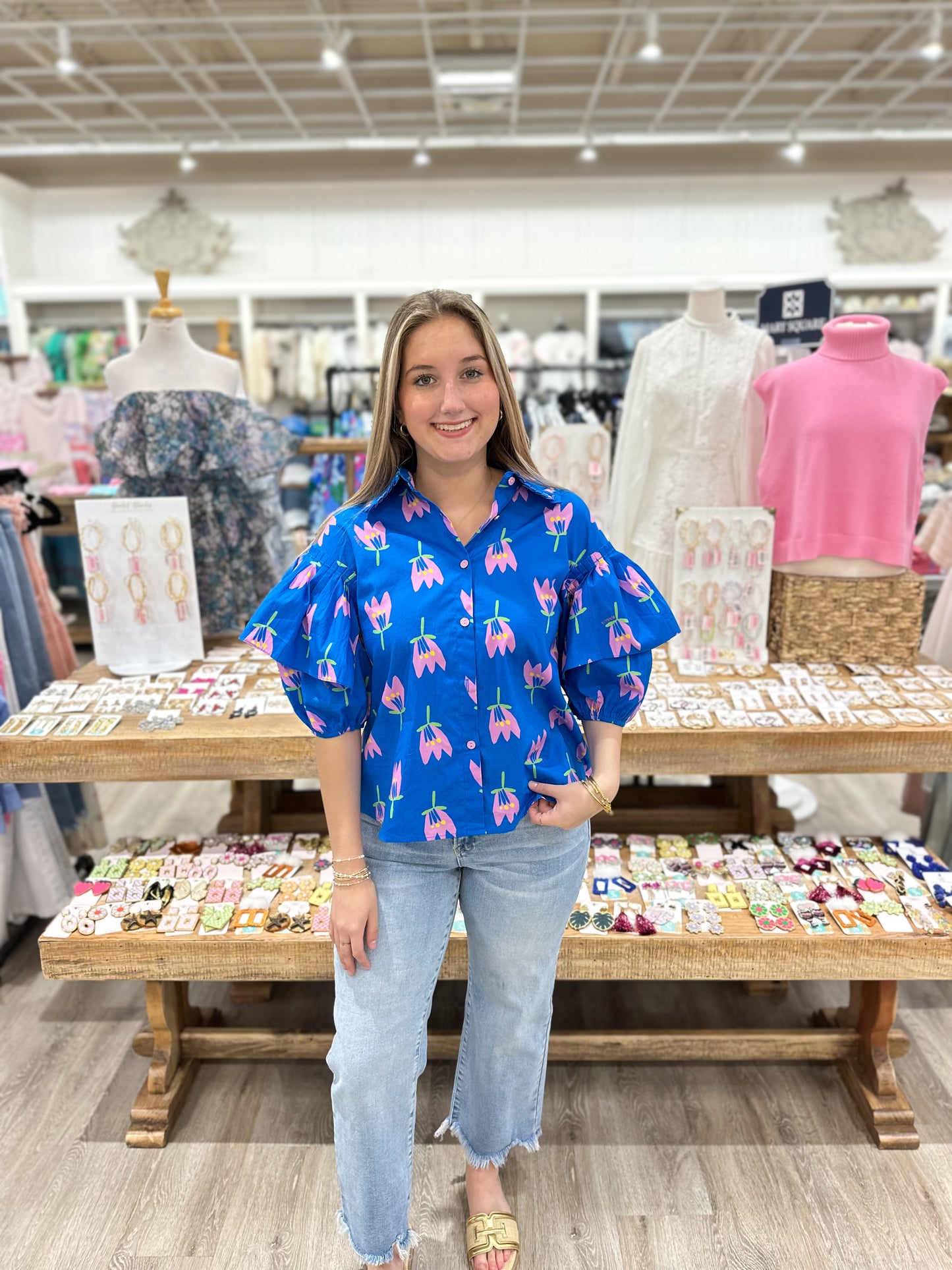 Perfect Poppy Ruffle Blouse