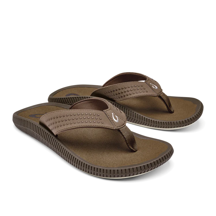 OluKai Men’s Ulele Water-Ready Beach Sandal - Mustang|Mustang