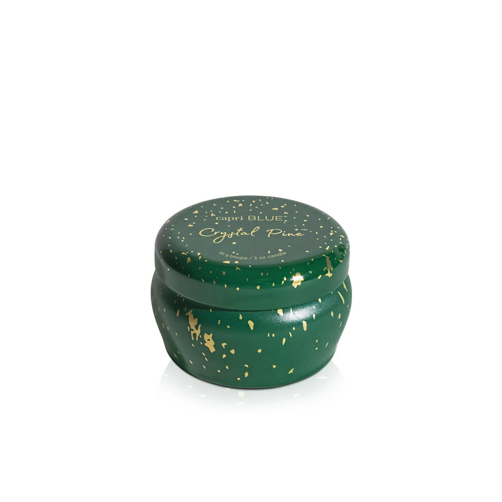 Crystal Pine Glimmer Mini Tin Candle
