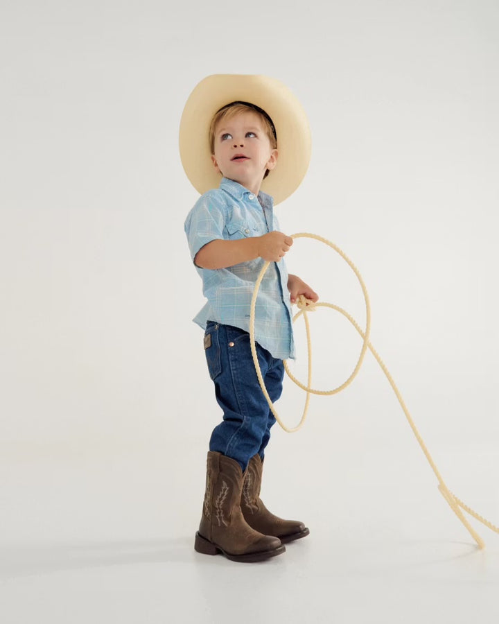 Tecovas Toddler The Doc Cowboy Boot - Cafe Goat