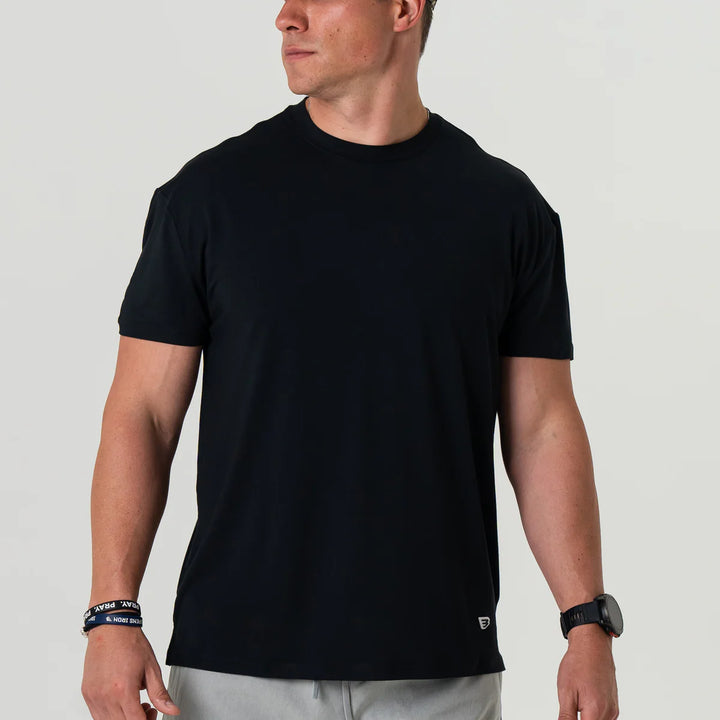 Burlebo Men’s Go To Tee - Midnight Black