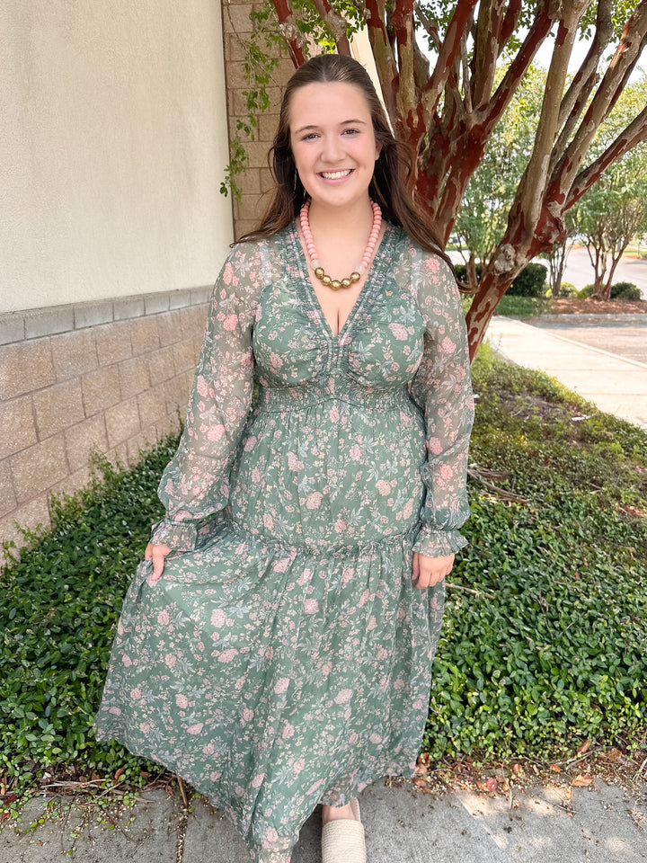 Megan Floral Maxi Dress