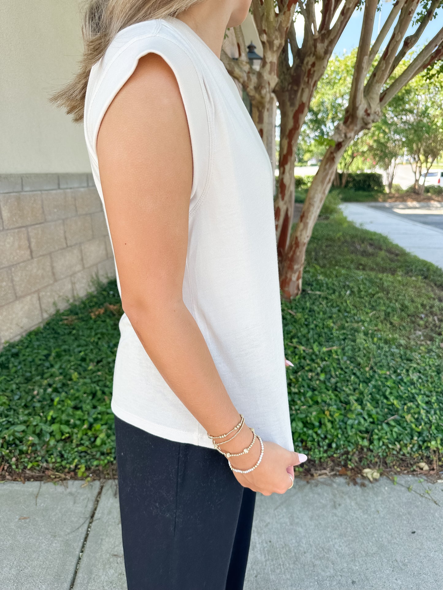 Whisper Knit Top - Crystal