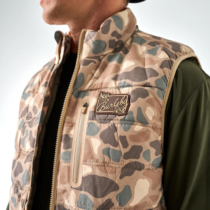 Burlebo Puffer Vest - Pintail Camo
