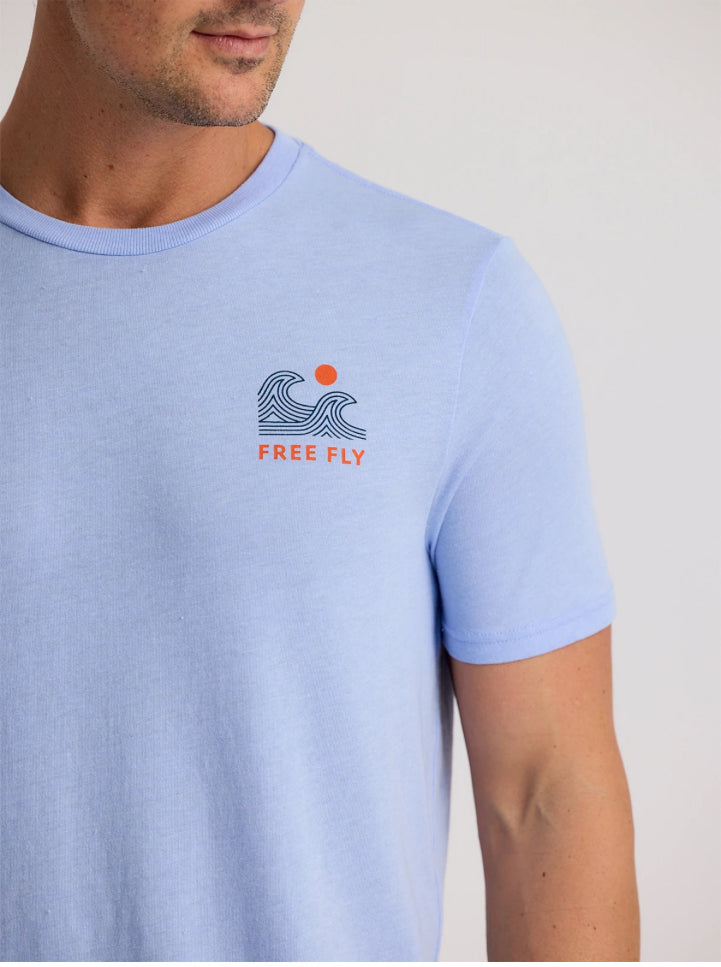Free Fly Men’s Beach Access Tee - Heather Lavender