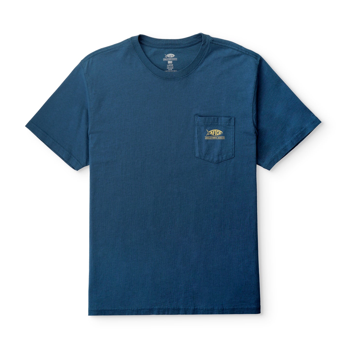 Aftco Men’s Top View S/S T-Shirt - Naval
