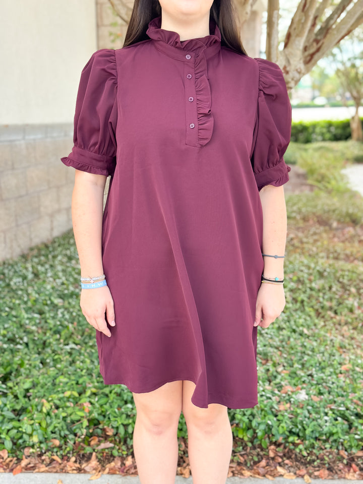 Burgundy Bliss Dress