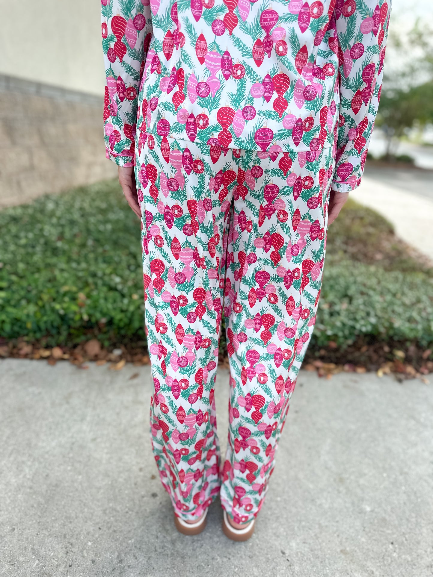 MS Charlotte PJ Pant Set - Trim The Tree
