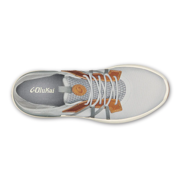 Olukai Men’s Mio Lī Everyday Athletic Shoes - Mist Grey|Poi
