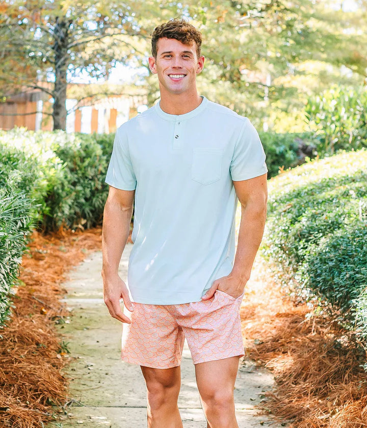 SSCO Men’s Max Comfort S/S Henley - Cooling Oasis