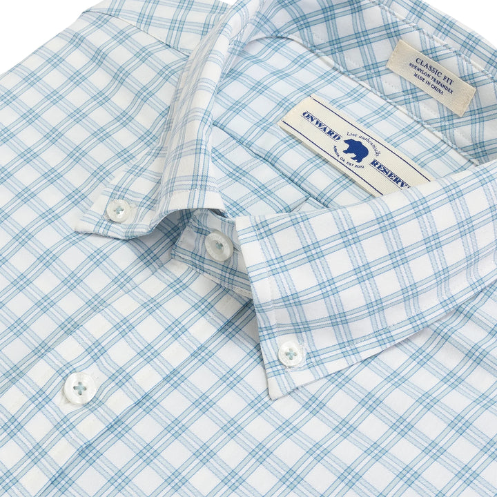 Onward Reserve Laguna Classic Fit Performance Button-Down - Surf