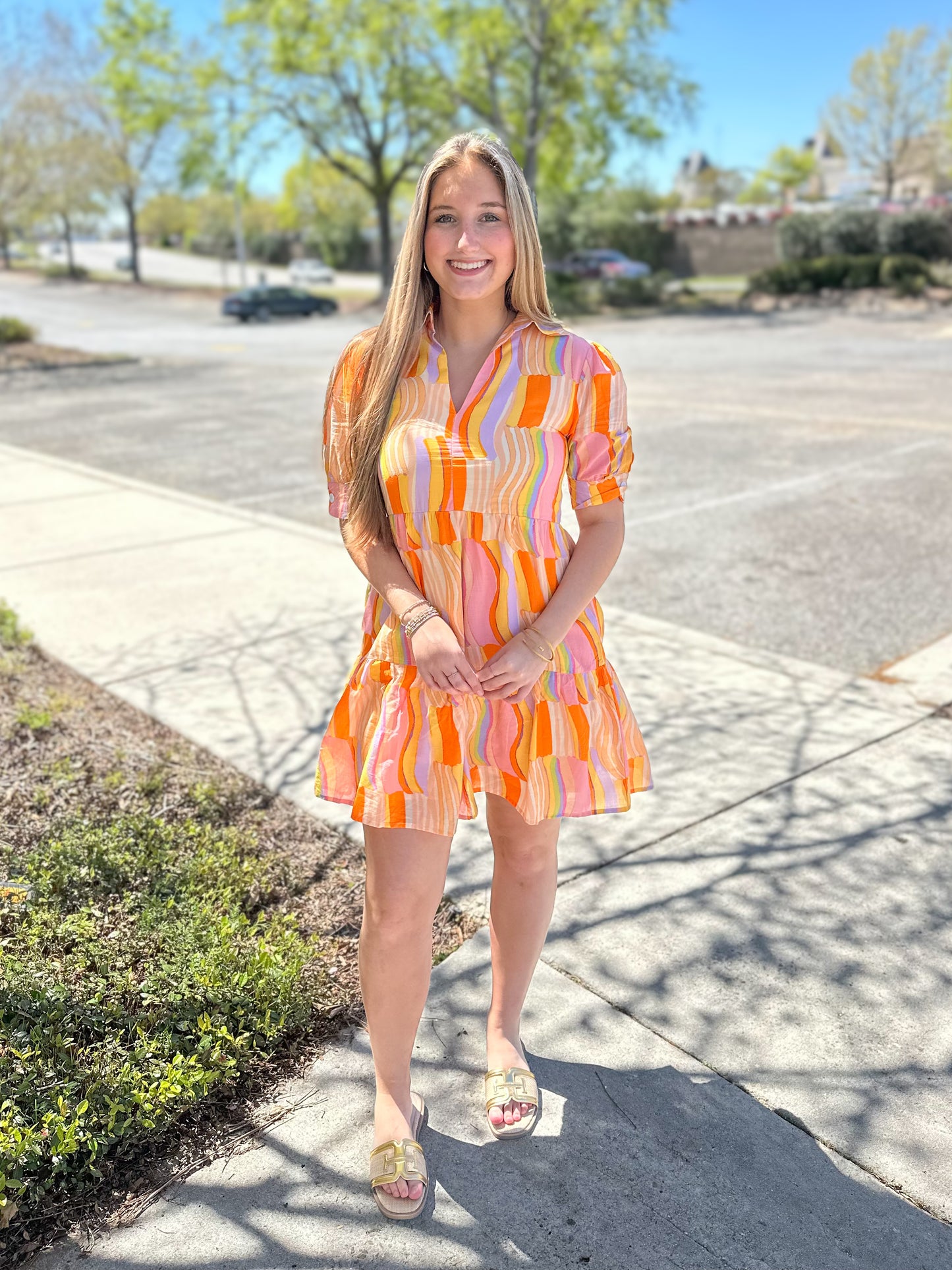 Susan Striped Dress