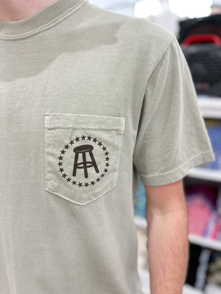 Barstool Sports Outdoors Hunting GSP S/S Pocket T-Shirt - Sandtone