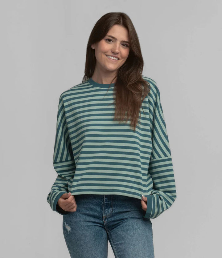 SSCO Women’s On The Line L/S Top - Eucalyptus