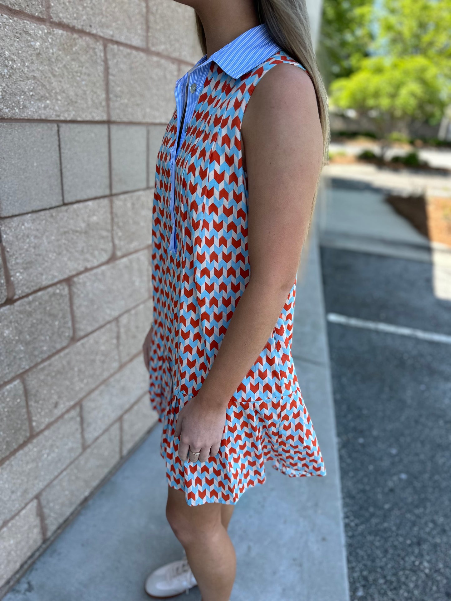 Sandra Print Pattern Dress